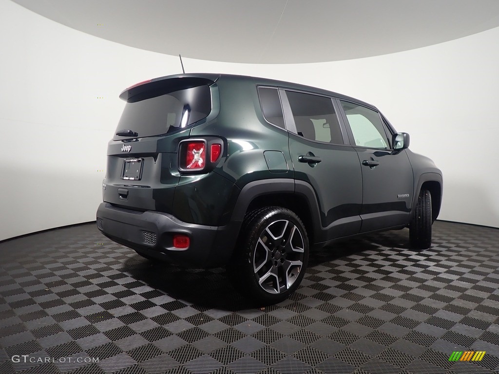 2021 Renegade Jeepster 4x4 - TechnoGreen Metallic / Black photo #16