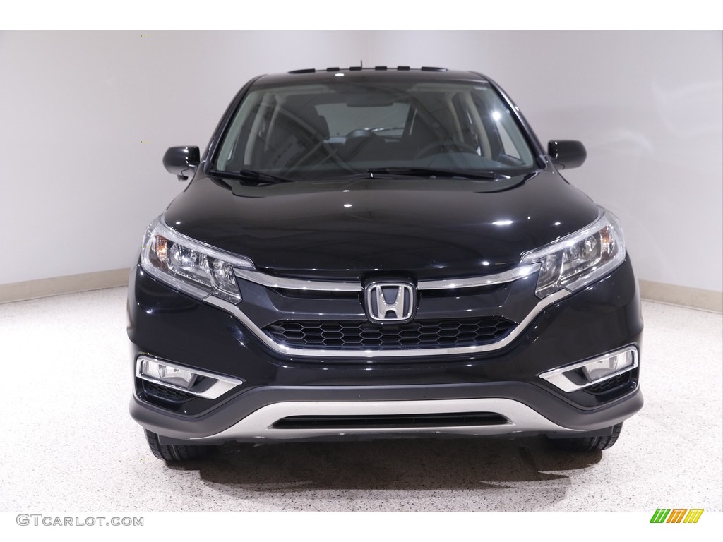 2016 CR-V EX AWD - Crystal Black Pearl / Black photo #2