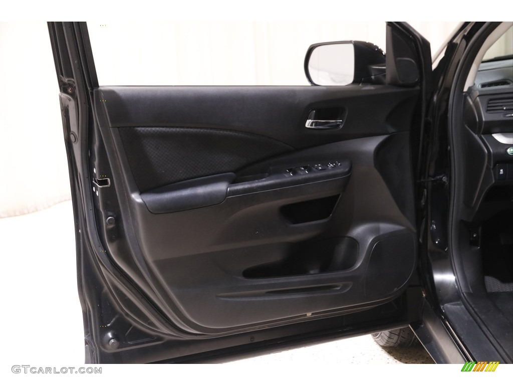 2016 CR-V EX AWD - Crystal Black Pearl / Black photo #4