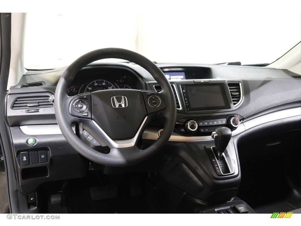 2016 CR-V EX AWD - Crystal Black Pearl / Black photo #6