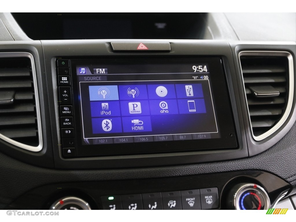 2016 CR-V EX AWD - Crystal Black Pearl / Black photo #13