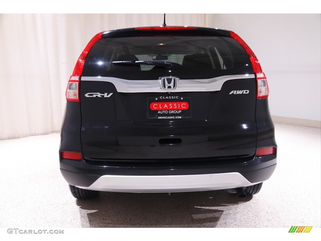 2016 CR-V EX AWD - Crystal Black Pearl / Black photo #20