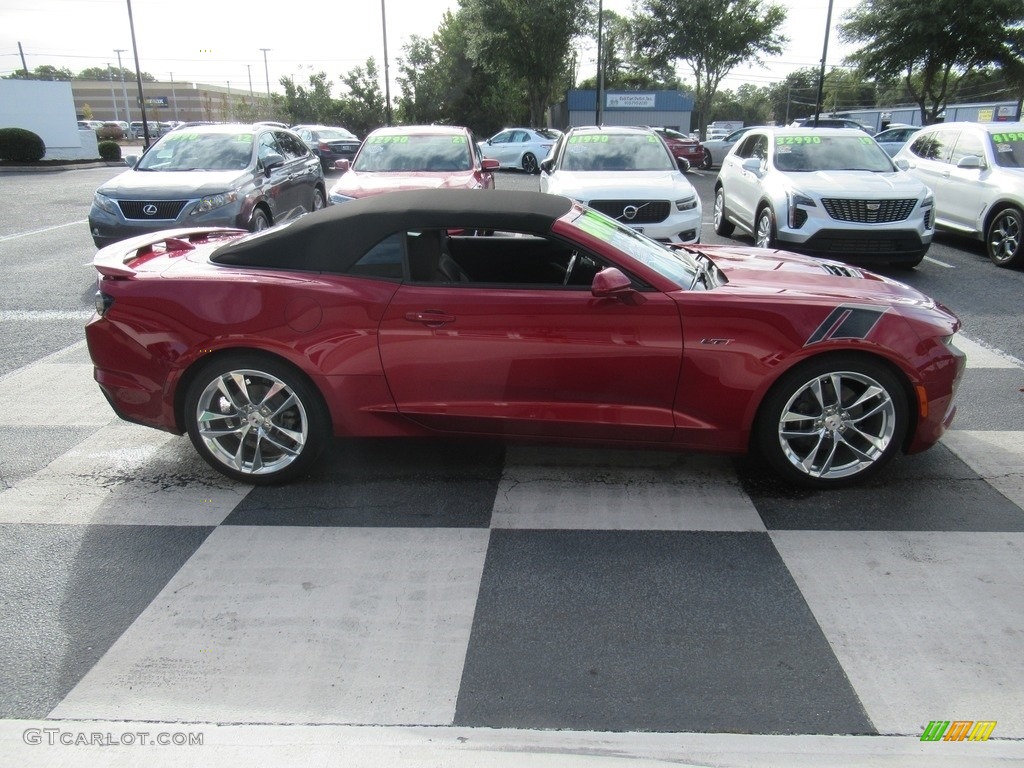 Wild Cherry Tintcoat 2022 Chevrolet Camaro LT1 Convertible Exterior Photo #143148616