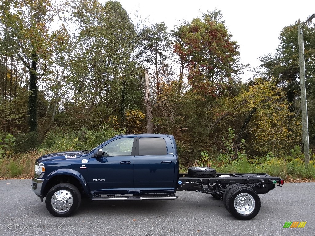 Patriot Blue Pearl 2022 Ram 4500 SLT Crew Cab 4x4 Chassis Exterior Photo #143149137