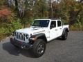2021 Bright White Jeep Gladiator Rubicon 4x4  photo #2