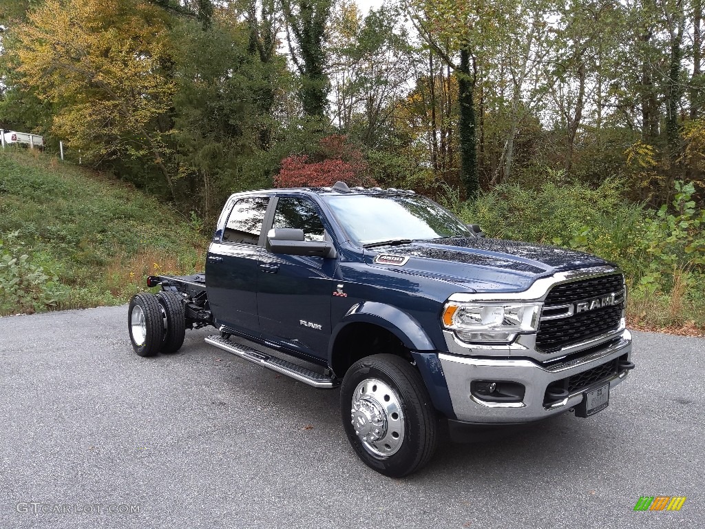 Patriot Blue Pearl 2022 Ram 4500 SLT Crew Cab 4x4 Chassis Exterior Photo #143149221
