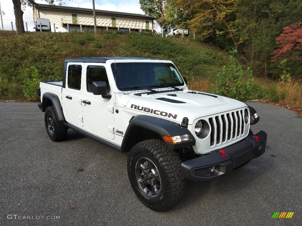 2021 Gladiator Rubicon 4x4 - Bright White / Black photo #4