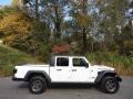 2021 Bright White Jeep Gladiator Rubicon 4x4  photo #5