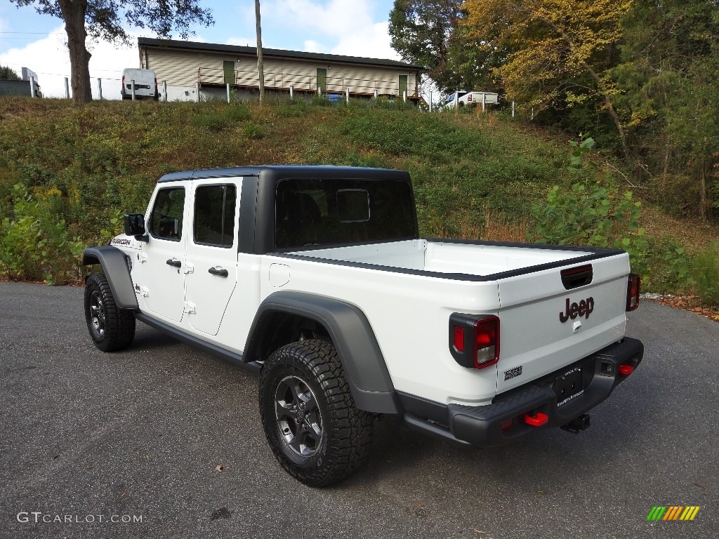 2021 Gladiator Rubicon 4x4 - Bright White / Black photo #9