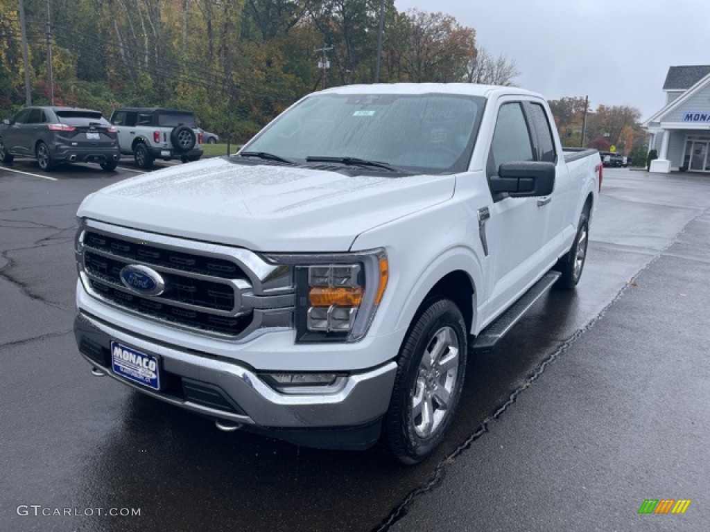 2021 F150 XLT SuperCab 4x4 - Oxford White / Medium Dark Slate photo #1