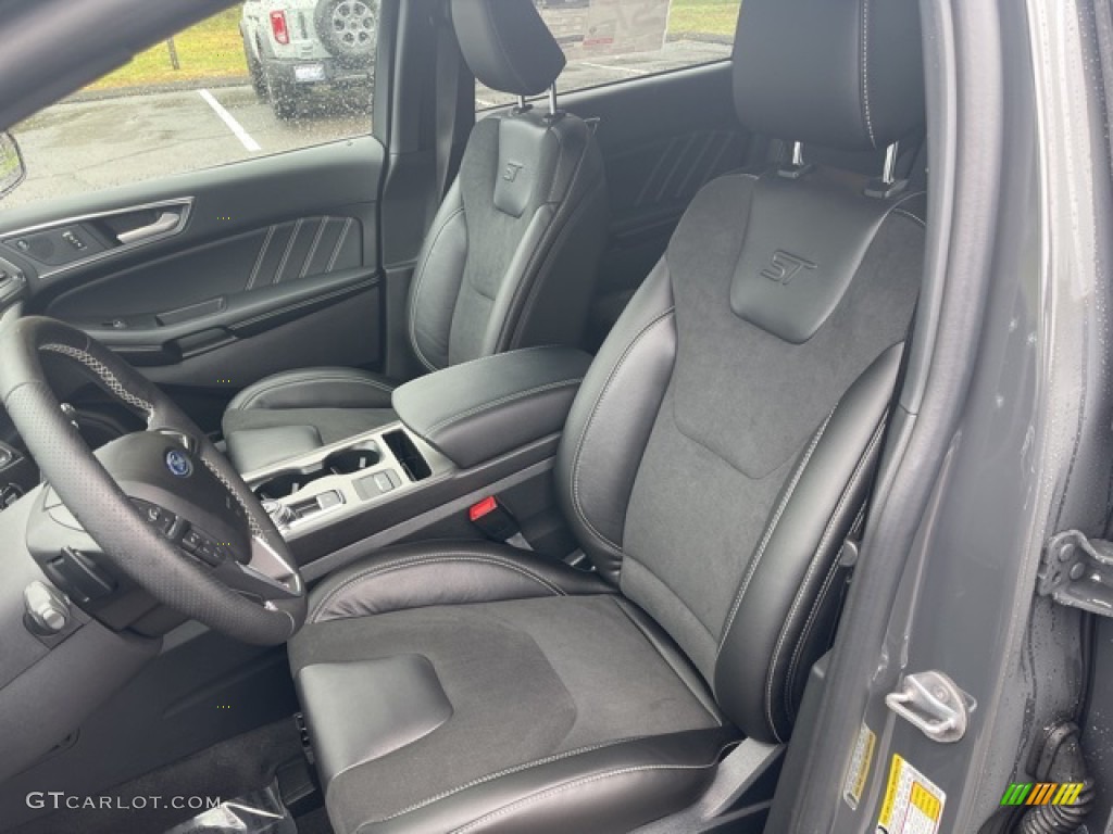 Ebony Interior 2021 Ford Edge ST AWD Photo #143150277