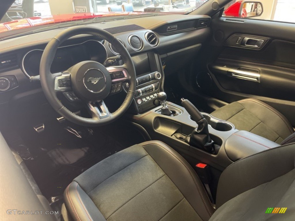 CS Ebony w/Miko Suede Inserts Interior 2021 Ford Mustang California Special Fastback Photo #143150619
