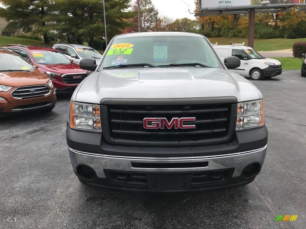 2013 Sierra 1500 Regular Cab 4x4 - Quicksilver Metallic / Dark Titanium photo #3