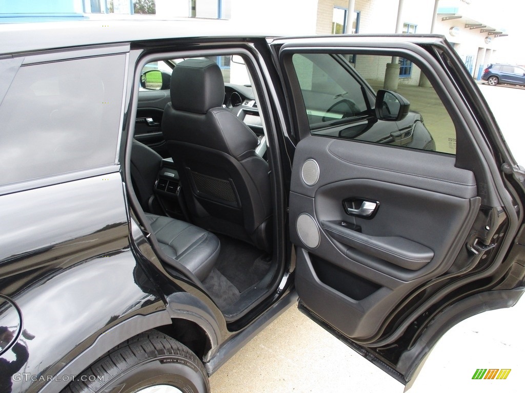 2017 Range Rover Evoque SE - Farallon Black Metallic / Ebony/Ebony photo #22