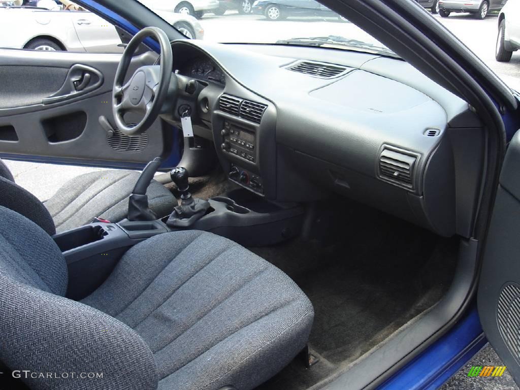 2003 Cavalier Coupe - Arrival Blue Metallic / Graphite Gray photo #18