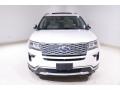 2018 White Platinum Ford Explorer Platinum 4WD  photo #2