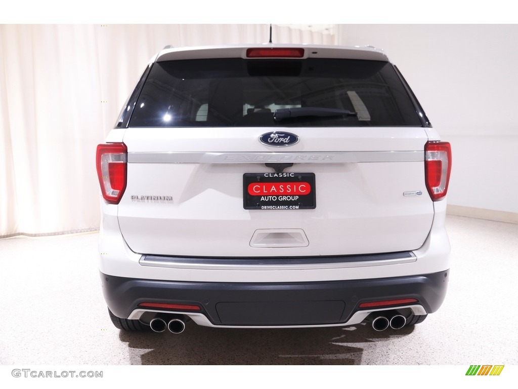 2018 Explorer Platinum 4WD - White Platinum / Medium Soft Ceramic photo #23