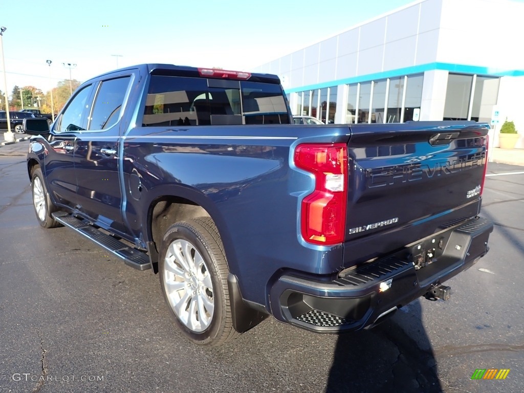 2019 Silverado 1500 High Country Crew Cab 4WD - Northsky Blue Metallic / Jet Black photo #4