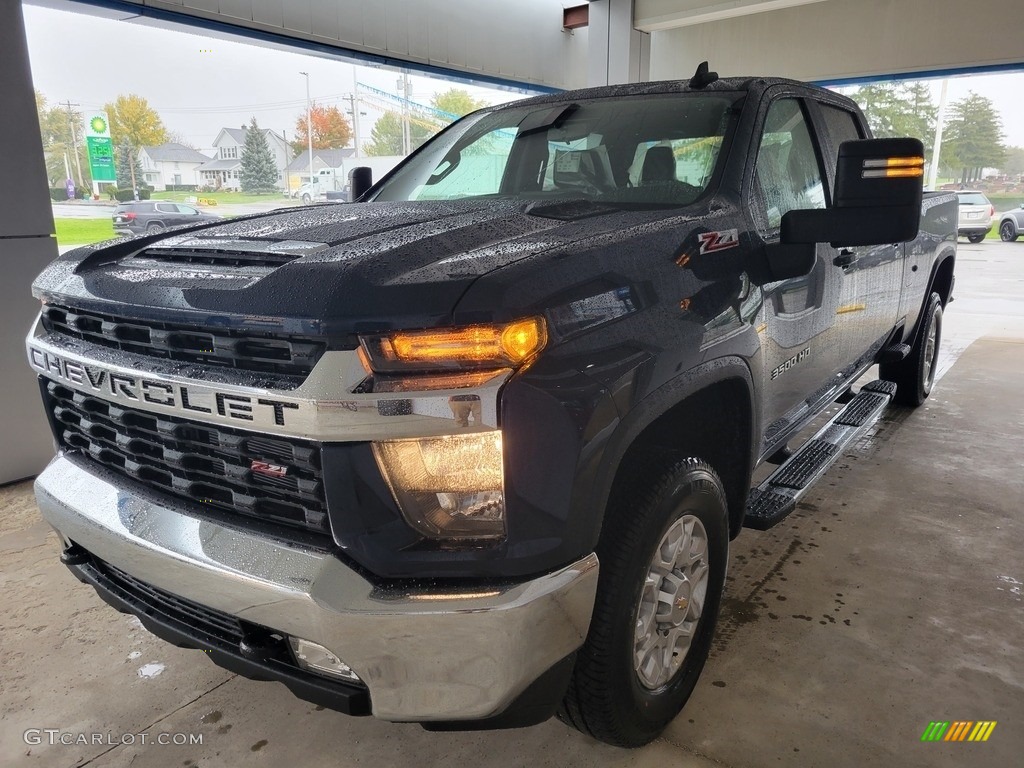 Northsky Blue Metallic 2022 Chevrolet Silverado 3500HD LT Crew Cab 4x4 Exterior Photo #143154267