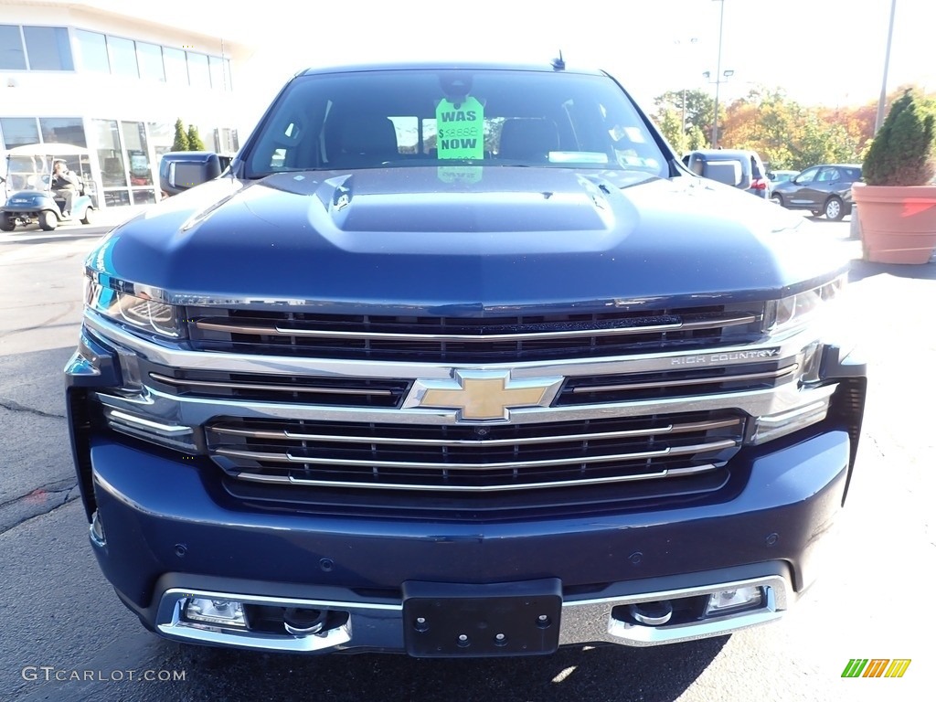 2019 Silverado 1500 High Country Crew Cab 4WD - Northsky Blue Metallic / Jet Black photo #10