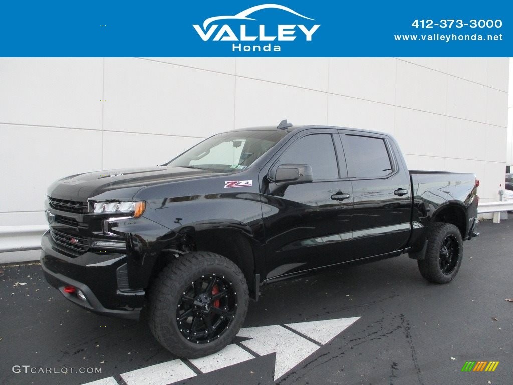 2021 Silverado 1500 LT Trail Boss Crew Cab 4x4 - Black / Jet Black photo #1