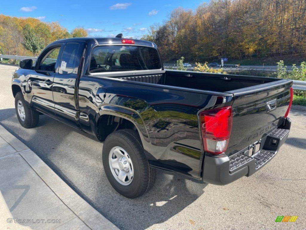 Midnight Black Metallic 2021 Toyota Tacoma SR Access Cab Exterior Photo #143154987
