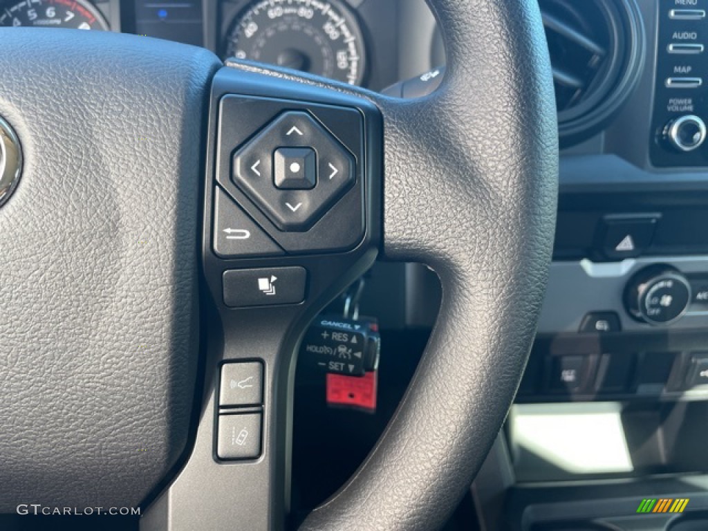 2021 Toyota Tacoma SR Access Cab Cement Steering Wheel Photo #143155347
