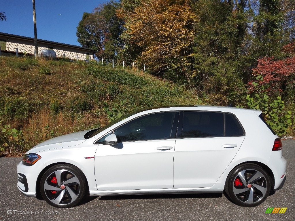 White Silver Metallic 2020 Volkswagen Golf GTI Autobahn Exterior Photo #143155534