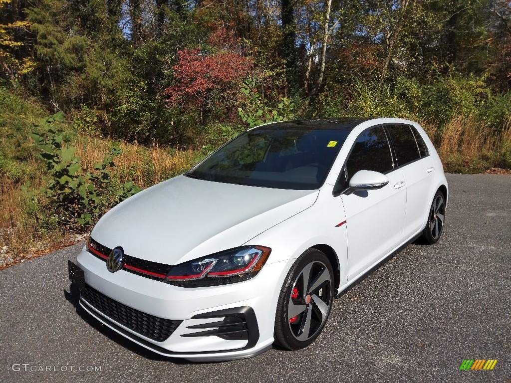 2020 Golf GTI Autobahn - White Silver Metallic / Titan Black photo #2