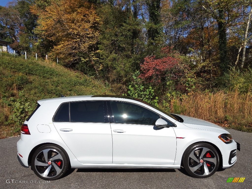 White Silver Metallic 2020 Volkswagen Golf GTI Autobahn Exterior Photo #143155680