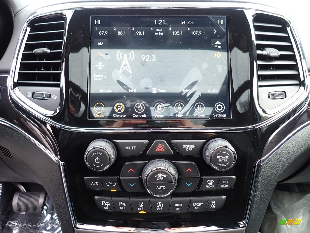 2021 Jeep Grand Cherokee Overland 4x4 Controls Photos