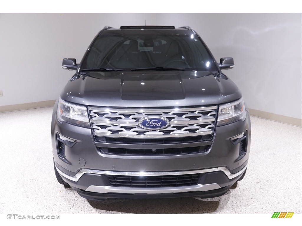 2018 Explorer Limited 4WD - Magnetic Metallic / Ebony Black photo #2