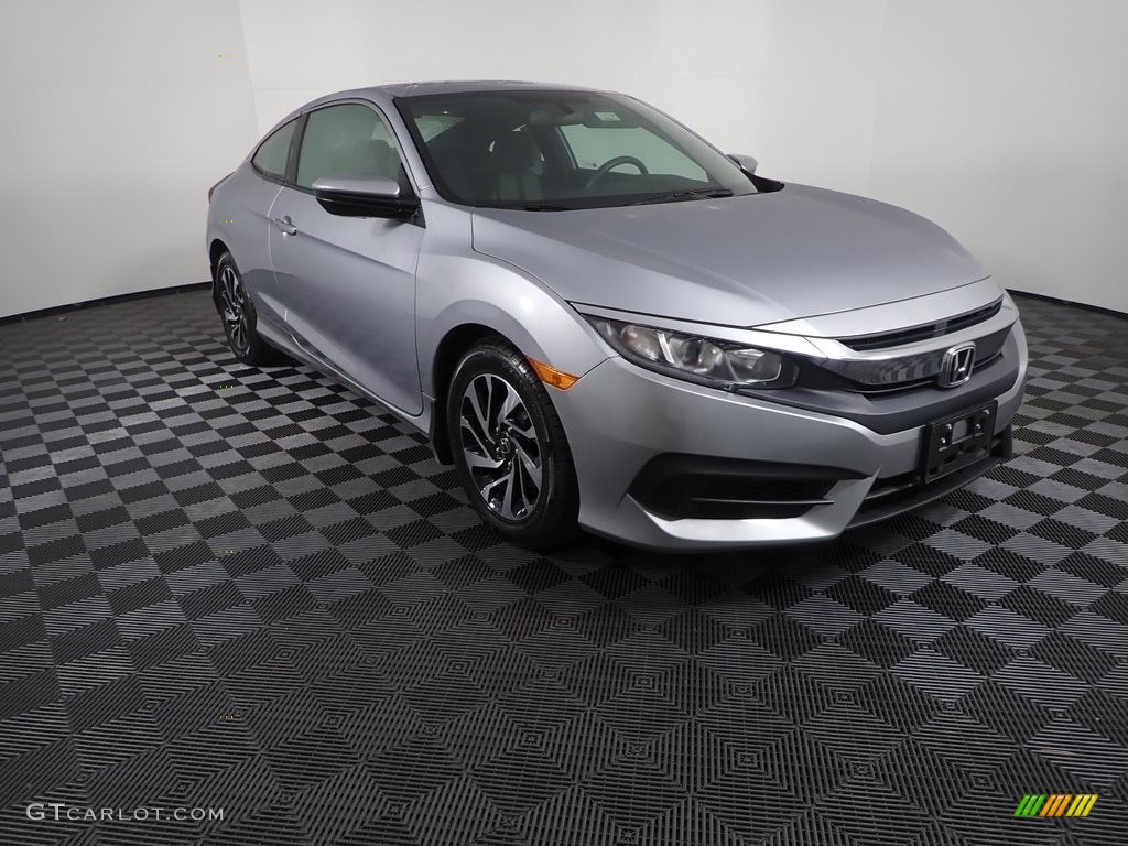 Lunar Silver Metallic 2017 Honda Civic LX-P Coupe Exterior Photo #143157102