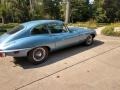 Opalescent Silver Blue 1970 Jaguar E-Type XKE 4.2 Fixed Head Coupe Exterior