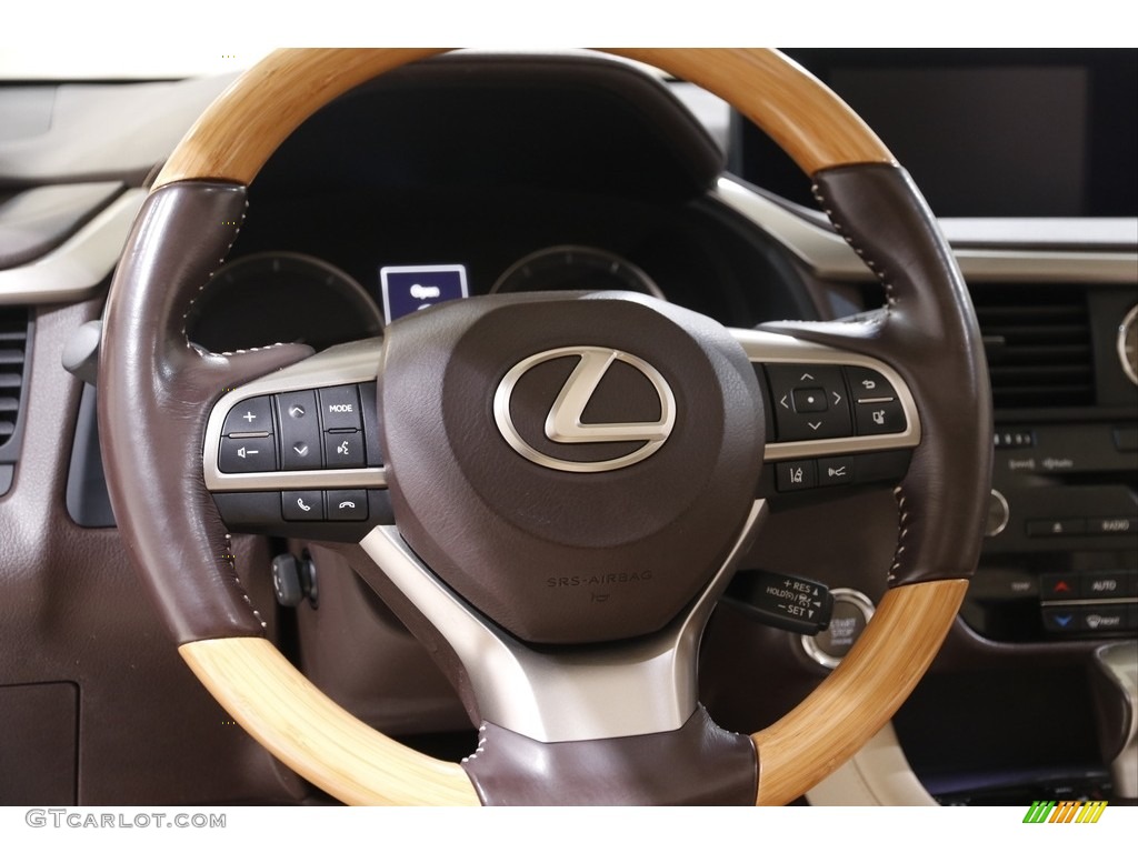 2016 Lexus RX 350 AWD Parchment Steering Wheel Photo #143158635