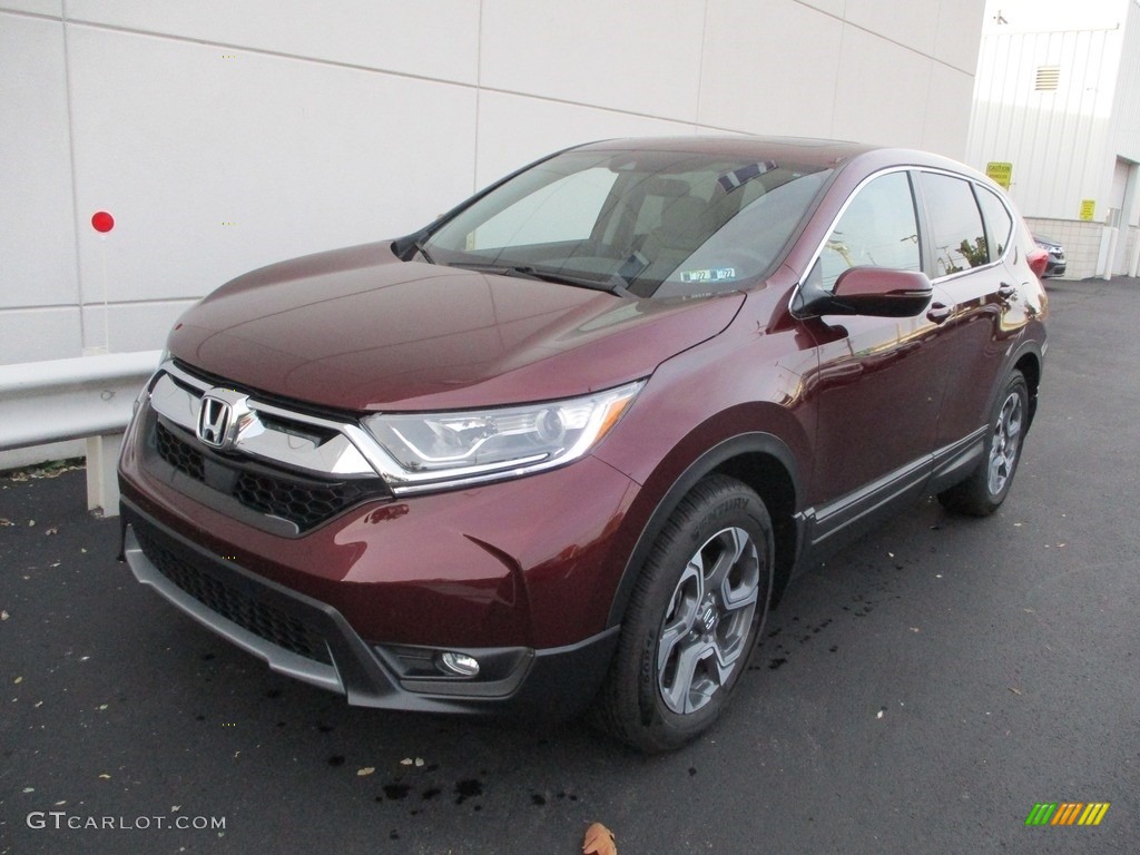 Basque Red Pearl II 2018 Honda CR-V EX AWD Exterior Photo #143158797