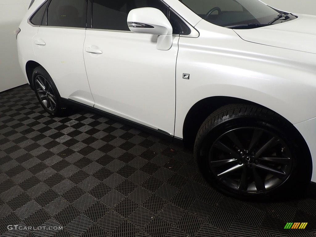 2013 RX 350 F Sport AWD - Starfire White Pearl / Black/Ebony Birds Eye Maple photo #6