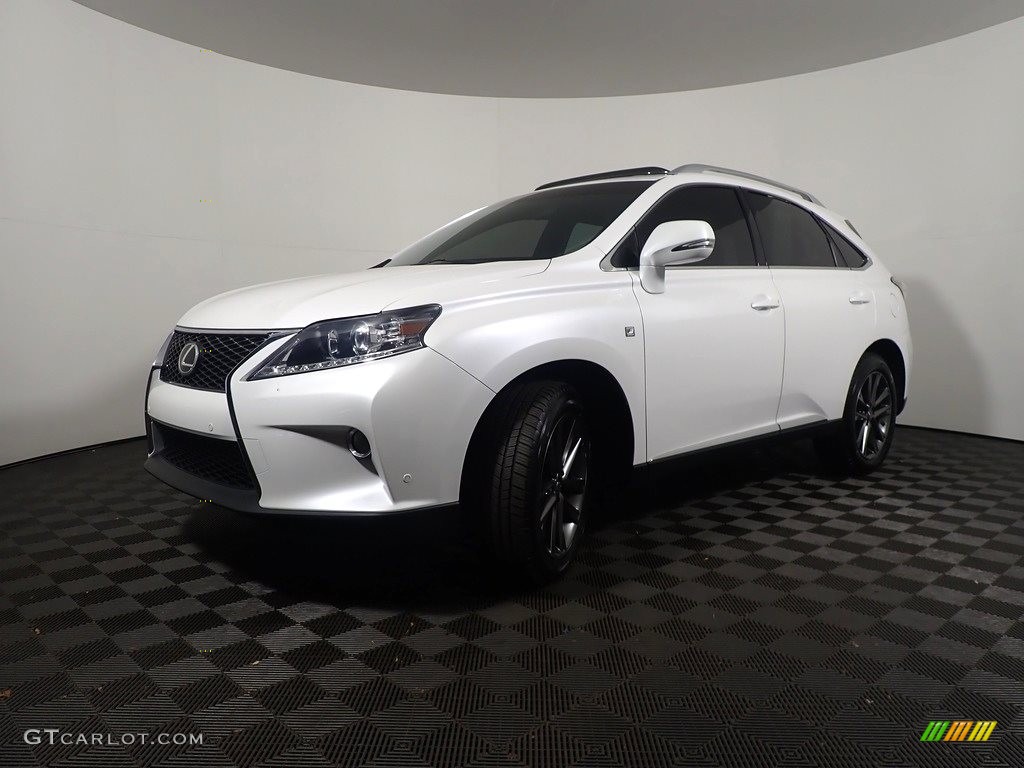 2013 RX 350 F Sport AWD - Starfire White Pearl / Black/Ebony Birds Eye Maple photo #10