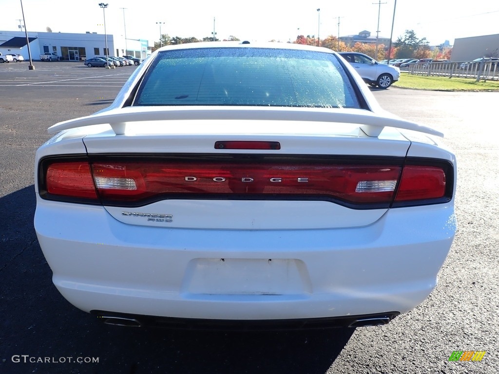 2013 Charger SXT Plus AWD - Bright White / Black/Red photo #3