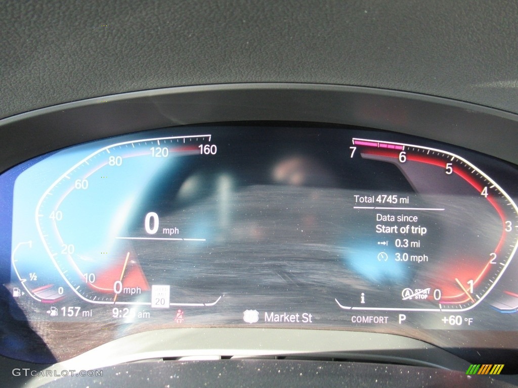2021 5 Series 530i Sedan - Dark Graphite Metallic / Canberra Beige photo #16