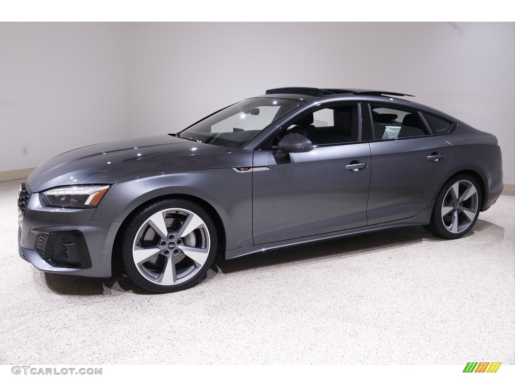 Daytona Gray Pearl Effect 2021 Audi A5 Sportback Premium Plus quattro Exterior Photo #143160965