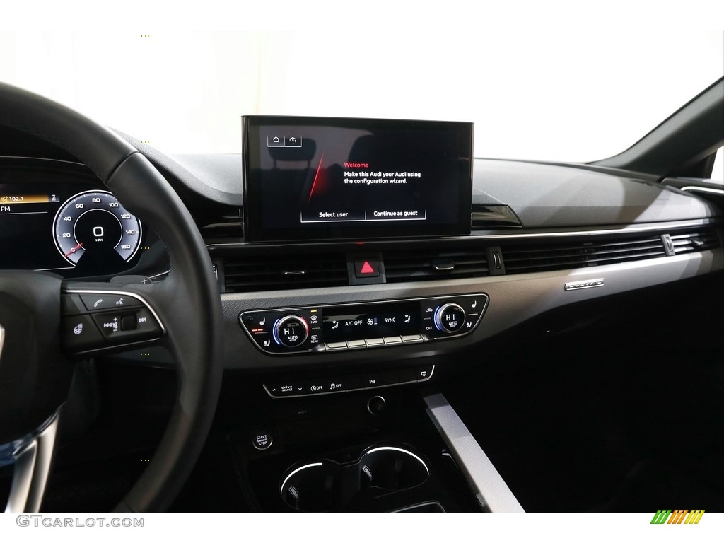 2021 Audi A5 Sportback Premium Plus quattro Black Dashboard Photo #143161094