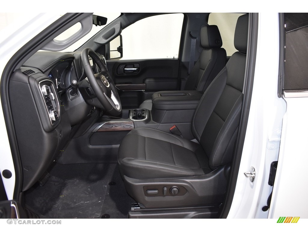 Jet Black Interior 2022 GMC Sierra 1500 Limited SLT Crew Cab 4WD Photo #143161298