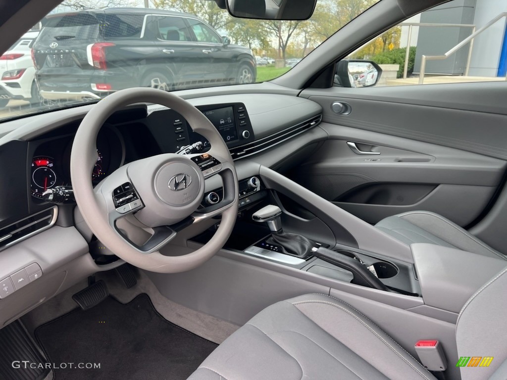 2021 Elantra SEL - Portofino Gray / Medium Gray photo #3