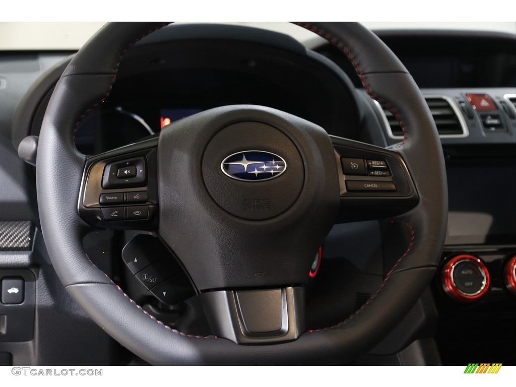 2020 Subaru WRX Premium Carbon Black Steering Wheel Photo #143162393