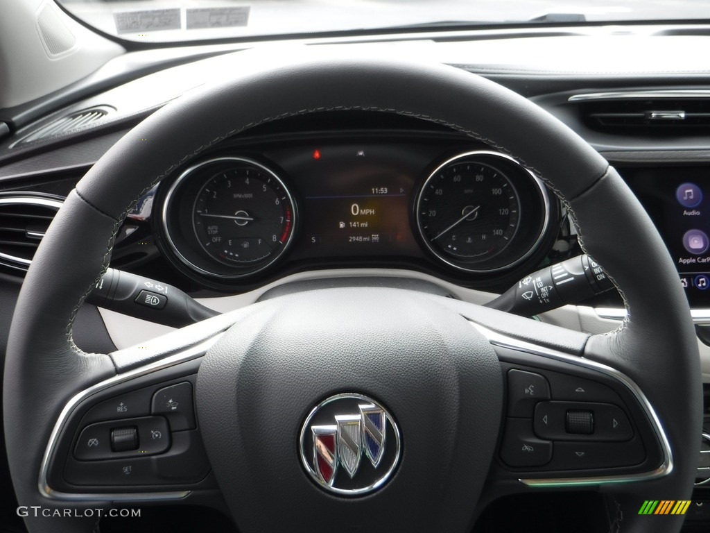 2022 Buick Encore GX Select AWD Whisper Beige Steering Wheel Photo #143163629