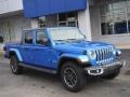 2021 Hydro Blue Pearl Jeep Gladiator Overland 4x4  photo #1