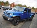 2021 Hydro Blue Pearl Jeep Gladiator Overland 4x4  photo #7