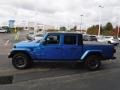 2021 Hydro Blue Pearl Jeep Gladiator Overland 4x4  photo #8