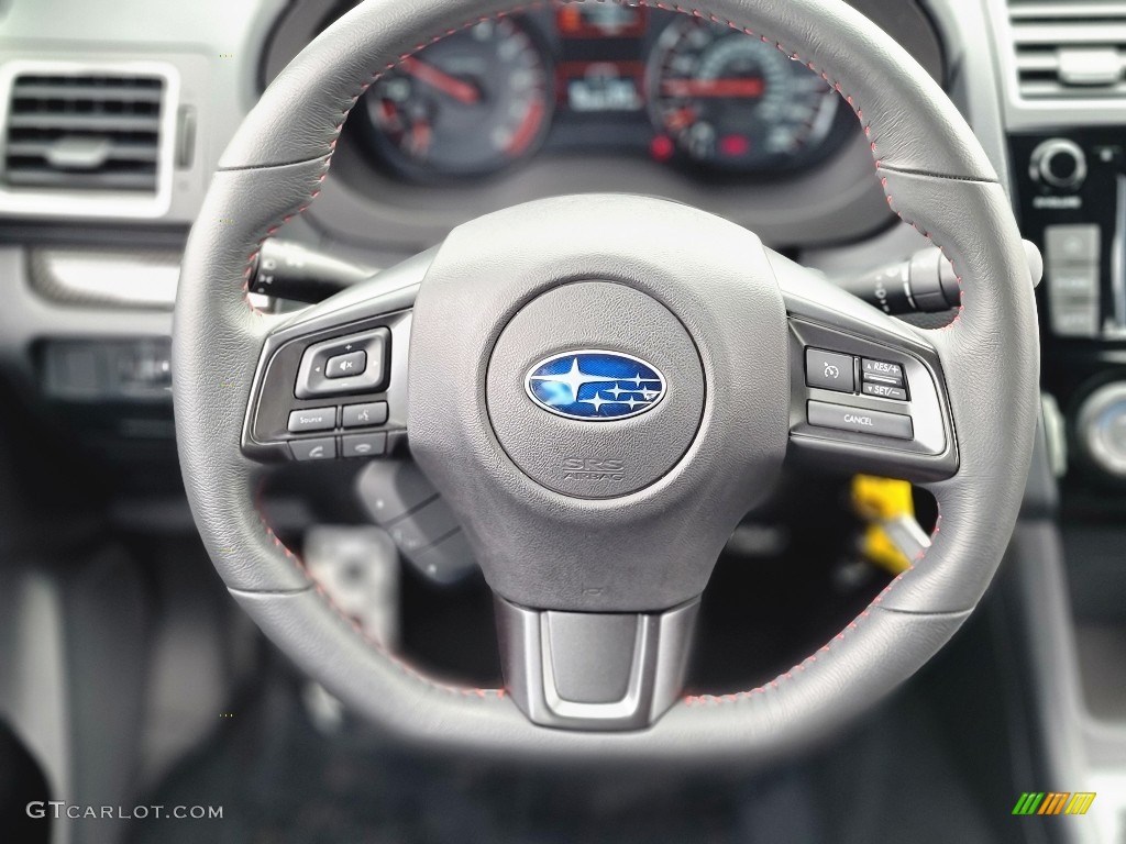 2020 Subaru WRX Standard WRX Model Carbon Black Steering Wheel Photo #143165133